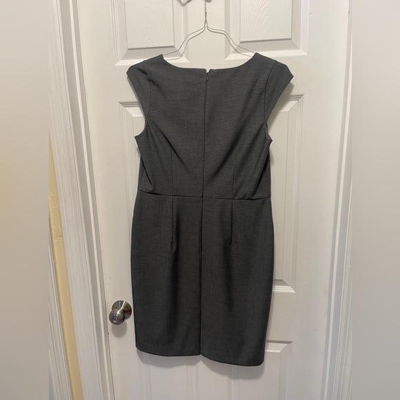 Ann Taylor dress size 10 petite. Charcoal - Picture 2 of 9